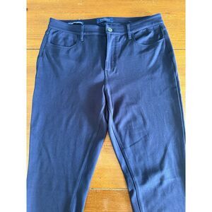 Talbots | High Waist Ponte Jegging Ankle Pants | Navy Blue | Size 8